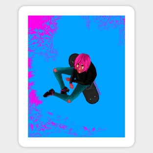 Emo Skater Sticker